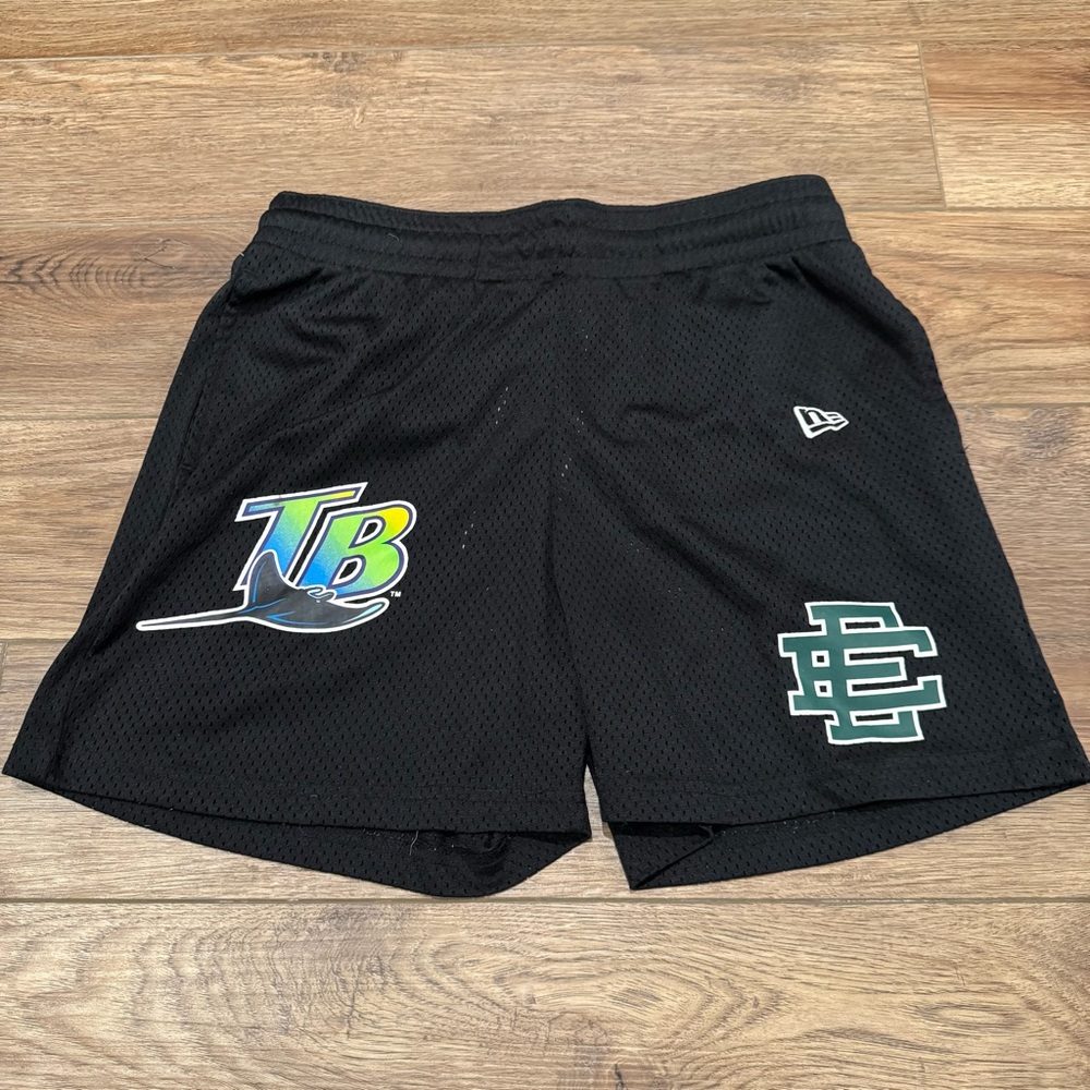 Eric Emanuel EE mesh shorts Sz L Tampa Bay Rays